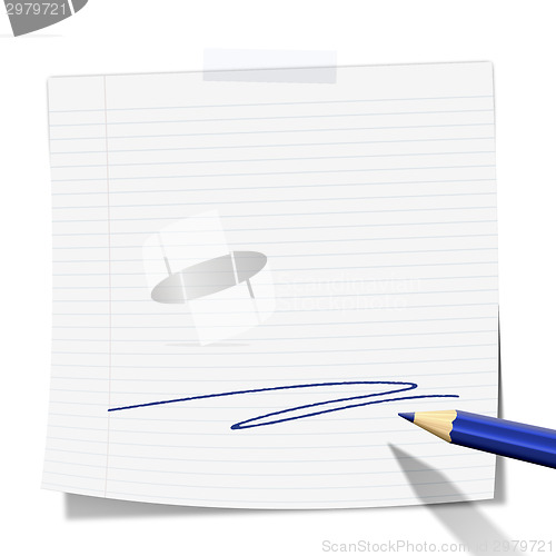 Image of sticky paper