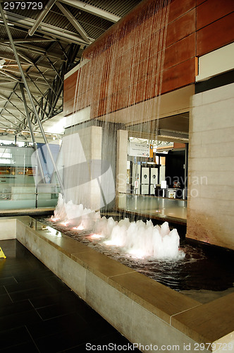 Image of Decorative water fall.