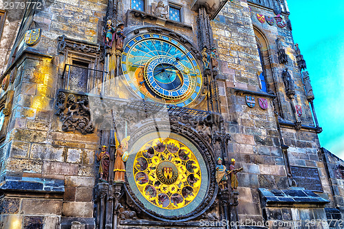 Image of Astronomical clock in Prague