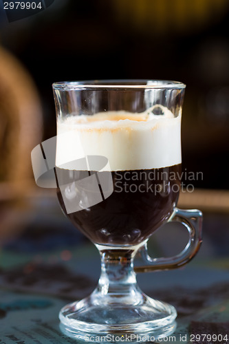 Image of irish coffee glass