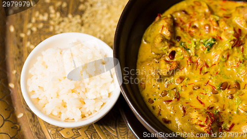 Image of Chicken curry with rice