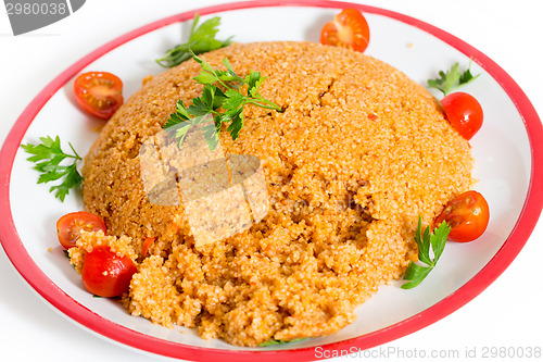 Image of Bulgur pilaf from above