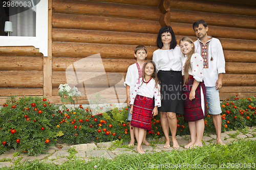 Image of Traditional Ukrainian family