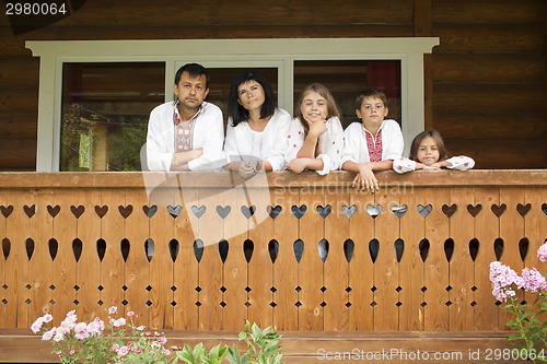 Image of Traditional Ukrainian family