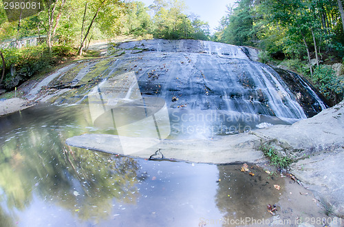 Image of moravian falls park in north carolina mountains