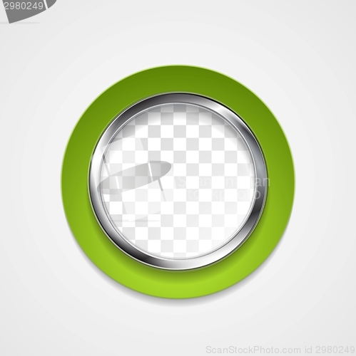 Image of Corporate metal circle for web design