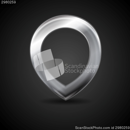 Image of Metallic mark label logo design