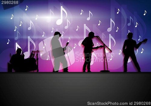 Image of Music rock party abstract background