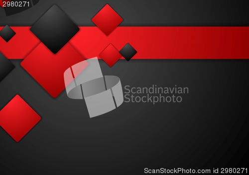 Image of Abstract geometry tech background