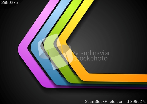 Image of Abstract corporate stripes design
