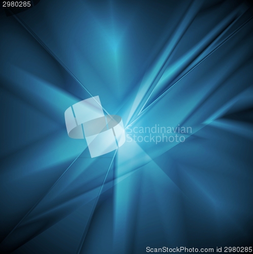 Image of Bright blue concept elegant background