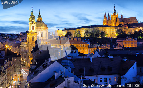 Image of Castle and St. Nicholas church
