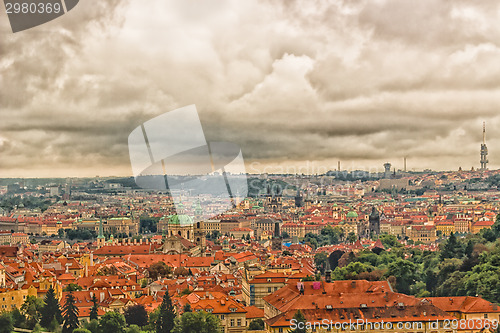 Image of Fog and Roofs of Prague