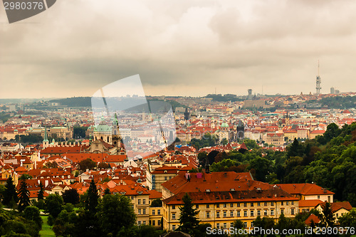 Image of Fog and Roofs of Prague