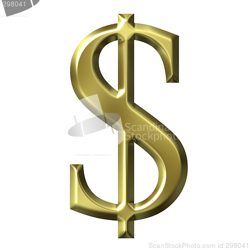 Image of Golden Dollar Symbol
