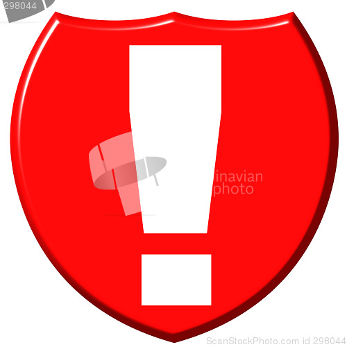Image of Exclamation Point Shield