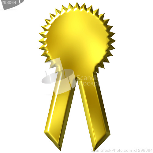 Image of Golden Award Ribbon