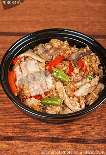Image of Rice chicken vegetable