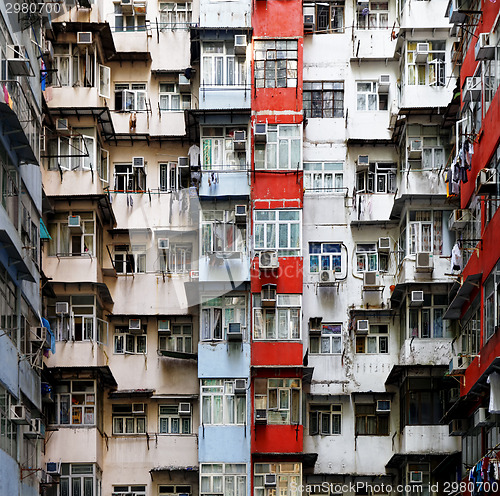 Image of Old apartments in Hong Kong