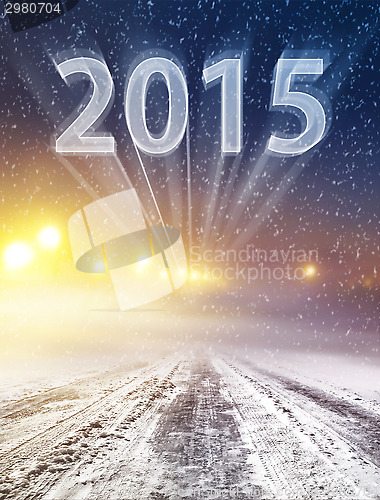 Image of winter road to 2015