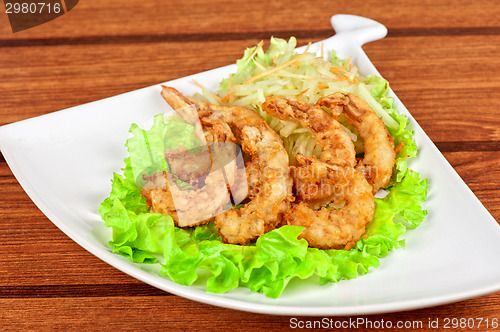 Image of Fried shrimps