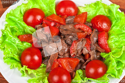 Image of Roasted beef and mushrooms