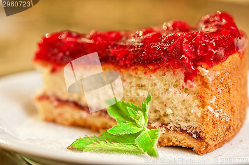 Image of cake with berry's