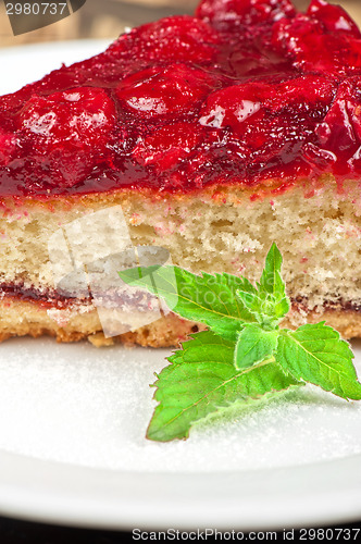 Image of cake with berry's