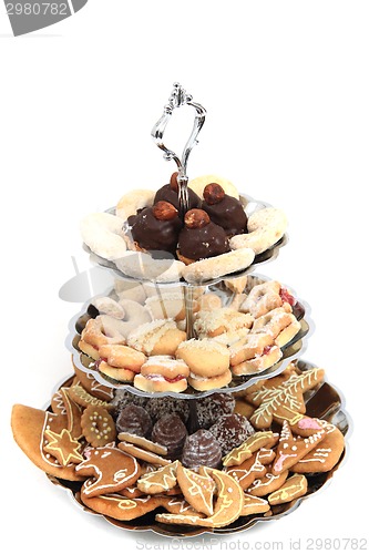 Image of traditional czech christmas cookies 