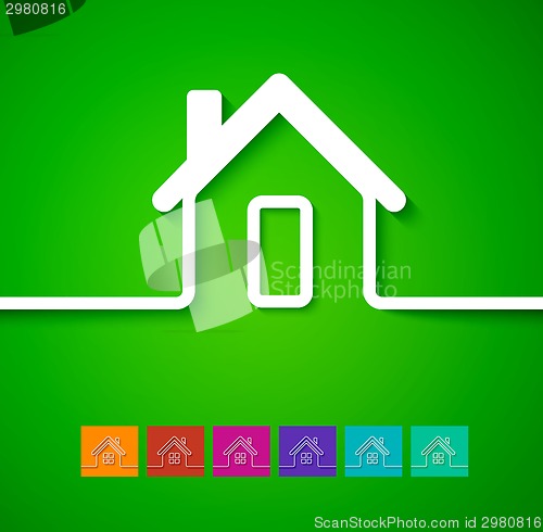 Image of Home line background