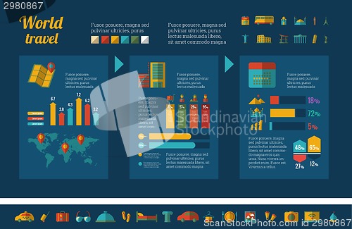 Image of Travel Infographic Template.