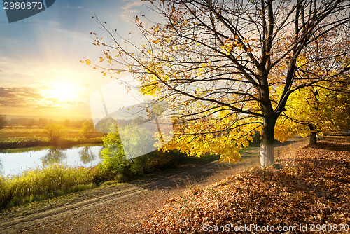 Image of Road by the river