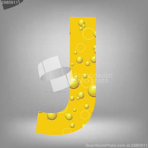 Image of beer letter J