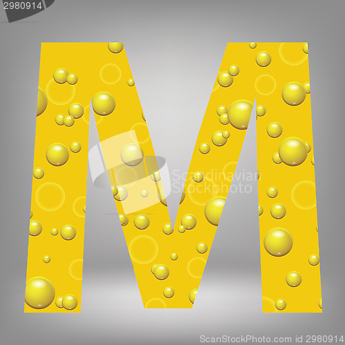 Image of beer letter M