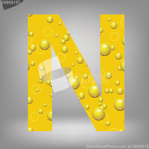 Image of beer letter N