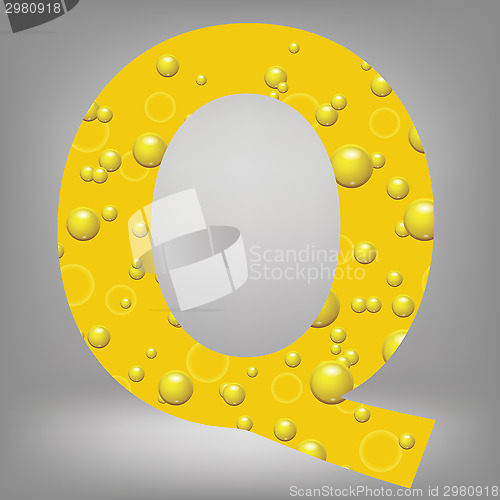 Image of beer letter Q