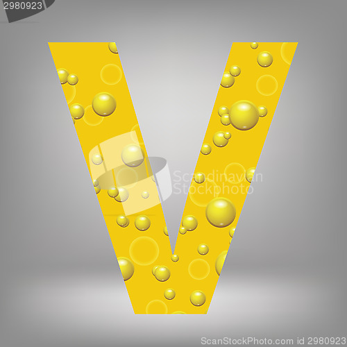 Image of beer letter V