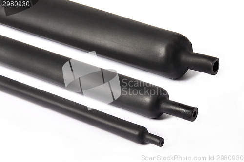 Image of Three black shrink sleeves