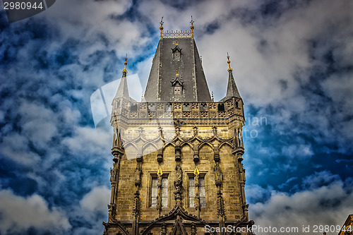 Image of Powder Tower in Prague   