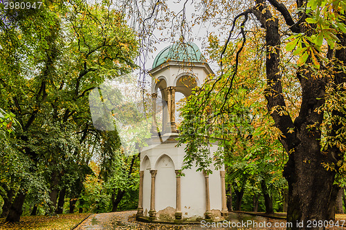 Image of Petrin hill garden and buildings