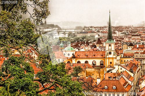 Image of Fog and Roofs of Prague