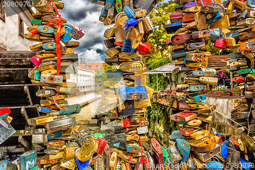 Image of Padlocks in Prague