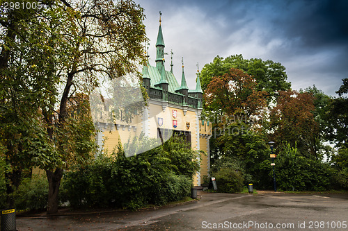 Image of Petrin hill garden and buildings