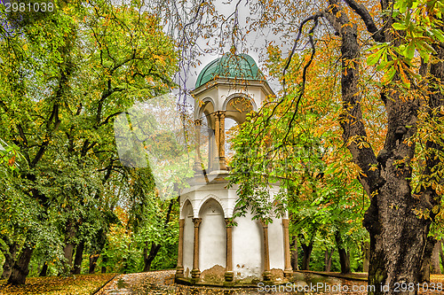 Image of Petrin hill garden and buildings