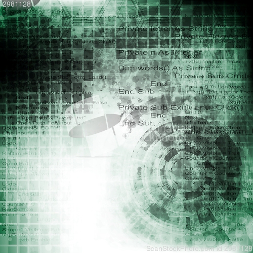 Image of Abstract grunge engineering tech background