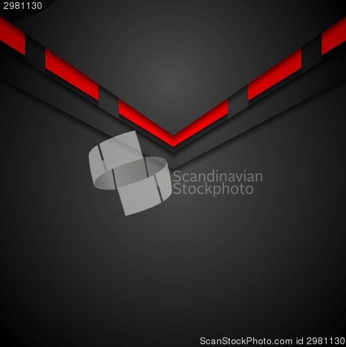 Image of Dark modern corporate arrow design