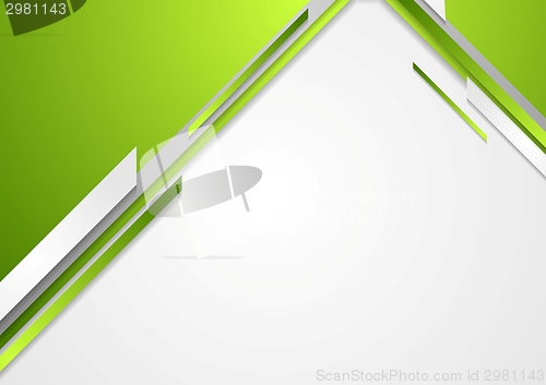 Image of Bright green and grey technology art design