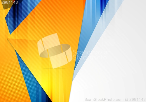 Image of Bright colorful tech vector background