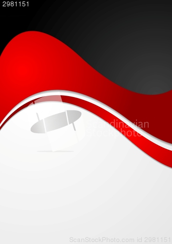 Image of Abstract contrast wavy modern background