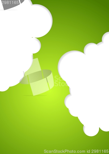 Image of Abstract green corporate design